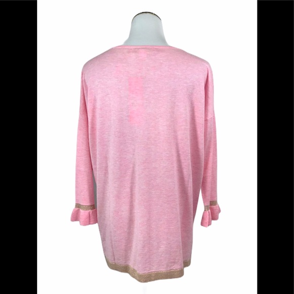 Lilly Pulitzer Charla Sweater in Coral Reef Tint - Picture 7 of 8